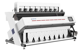 Máy bắn màu hạt điều bể